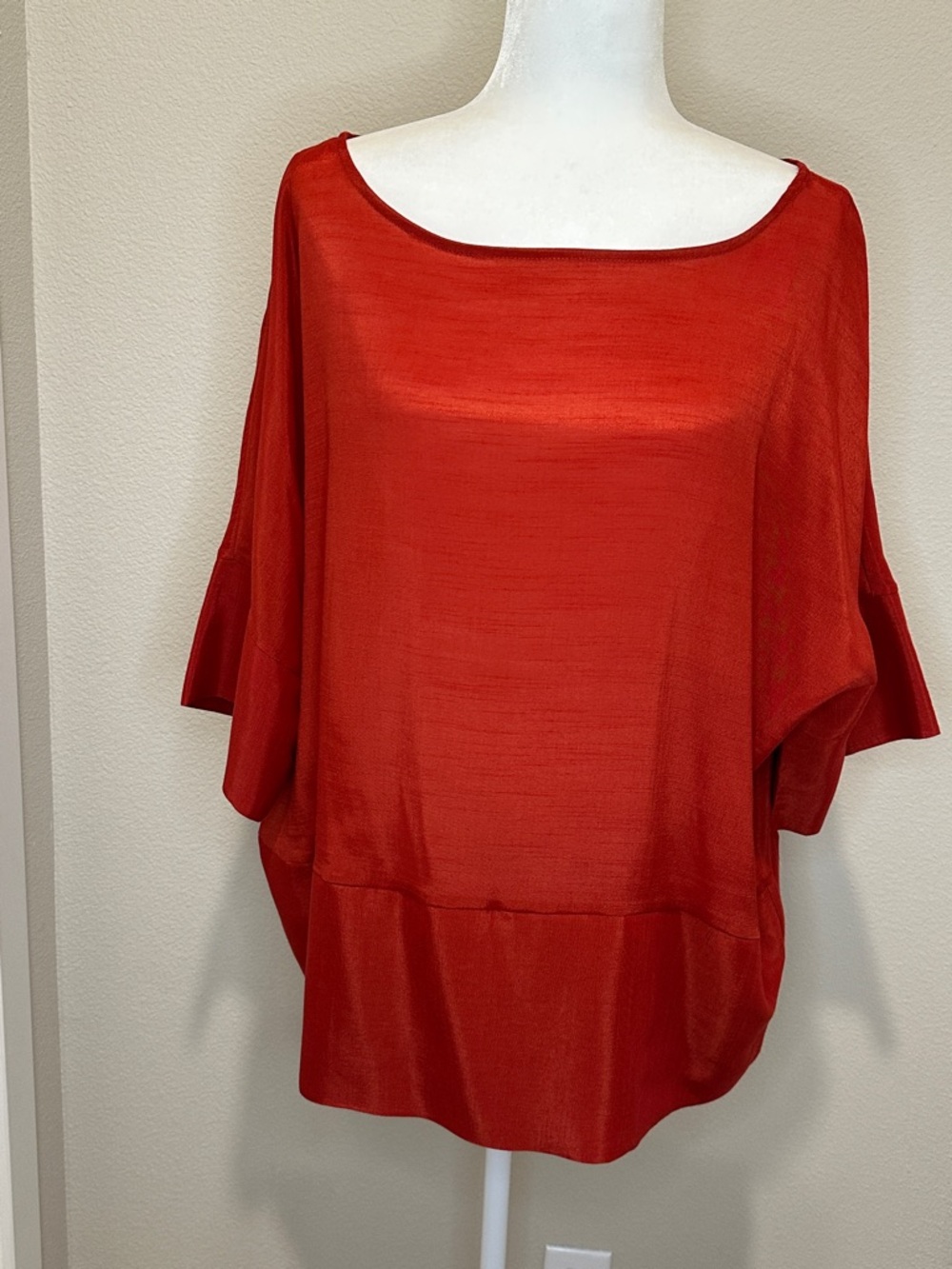 Banana Republic Vibrant Red Boatneck Tunic